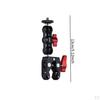 Action Camera Clamp Mount Extension Bracket for Microphone DSLR Flash 130mm
