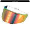 Electroplated Motorcycle Helmets Visors Lens Anti Fog Designs Daytime Use Motorcycle Face Shield Strong PC for K3 E2206