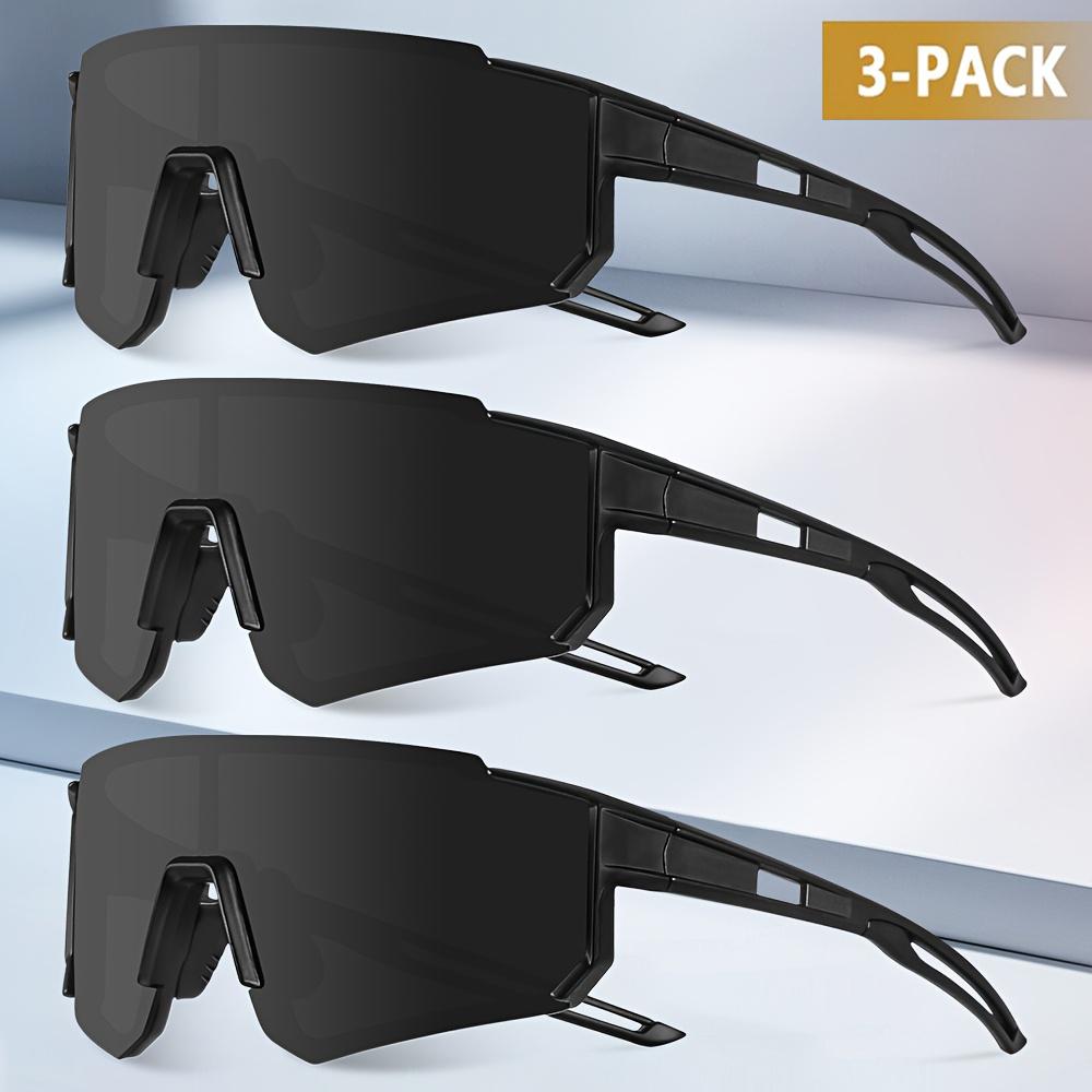 1/3PCS Oversize Outdoor Cycling Sunglasses Men Women Driving Bike Glasses Bicycle Sports Climbing Protective UV400 Goggles