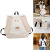 Stylish Korean Design Cute Cartoon Dog School Backpack For Boys And Girls Durable Nylon
