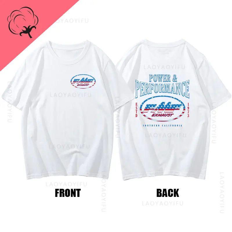 Rennsport Auspuff Ama Motocross T-Shirt Rundhals Mode Kleidung Motorrad Schweißabsorbierend Atmungsaktiv T-Shirt Unisex