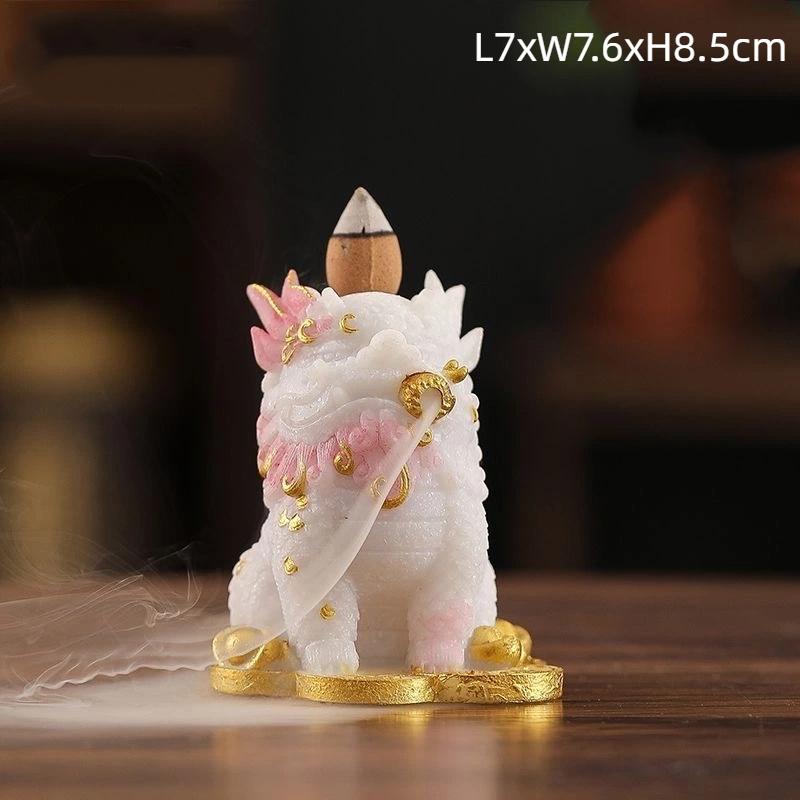 Creative Backflow Incense Burner Pixiu Ornament Home Indoor Living Room Decoration