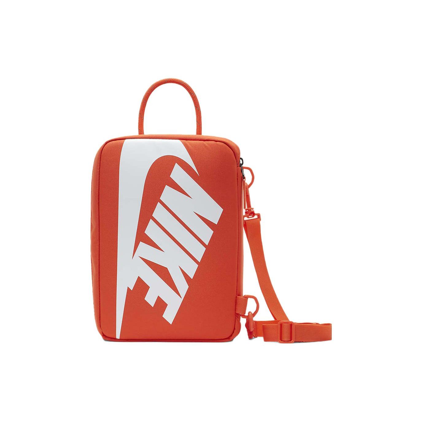 

Nike Large Logo Print Zipper Detachable Shoulder Strap Fabric Storage Bag Unisex Bags Orange DV6092-870 Orange