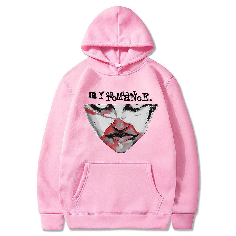 My Chemical Romance Hoodies Demolition Lover Mask Punk Gothic Vintage Hooded Sweatshirts Men Women Casual Long Sleeves Pullovers