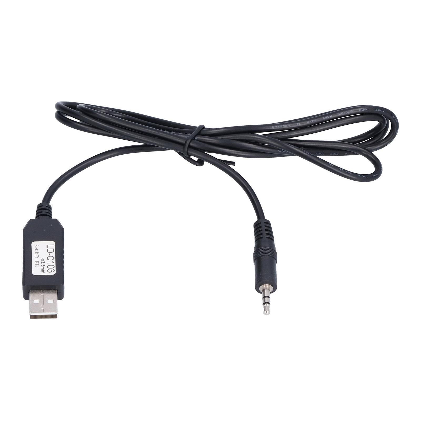 Кабель-штекер USB-интерфейса Модуль автоматической съемки CW для радиолюбительского соединения Линия 3,5 мм