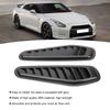 Car Air Flow Intake Hood Side Vent Decorative Cover UniversalBlack