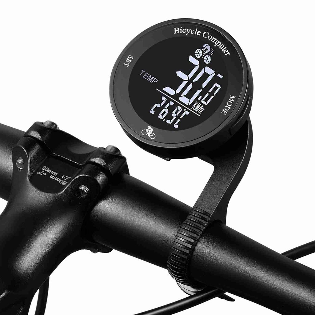 Bike Computer LED Backlight Multifunction Round Wireless Cycle Computer Cycling Odometer