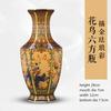 Jingdezhen Keramik Emaille Farbige Vase Chinesisches Wohnzimmer TV-Schrank Antike Heimdekoration Ornamente