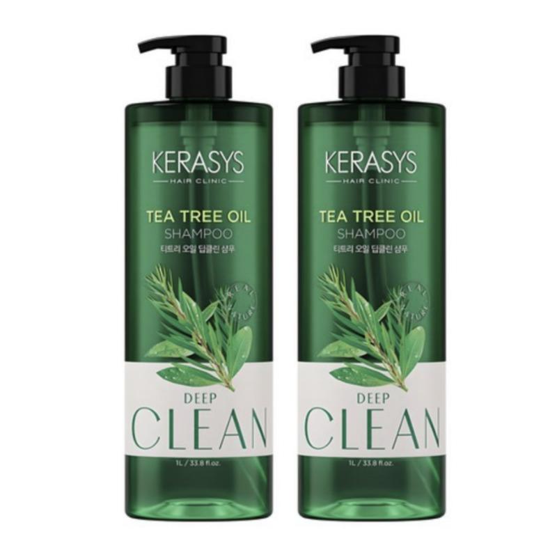 KERASYS Tea Tree Oil Scalp Shampoo 1L × 2
