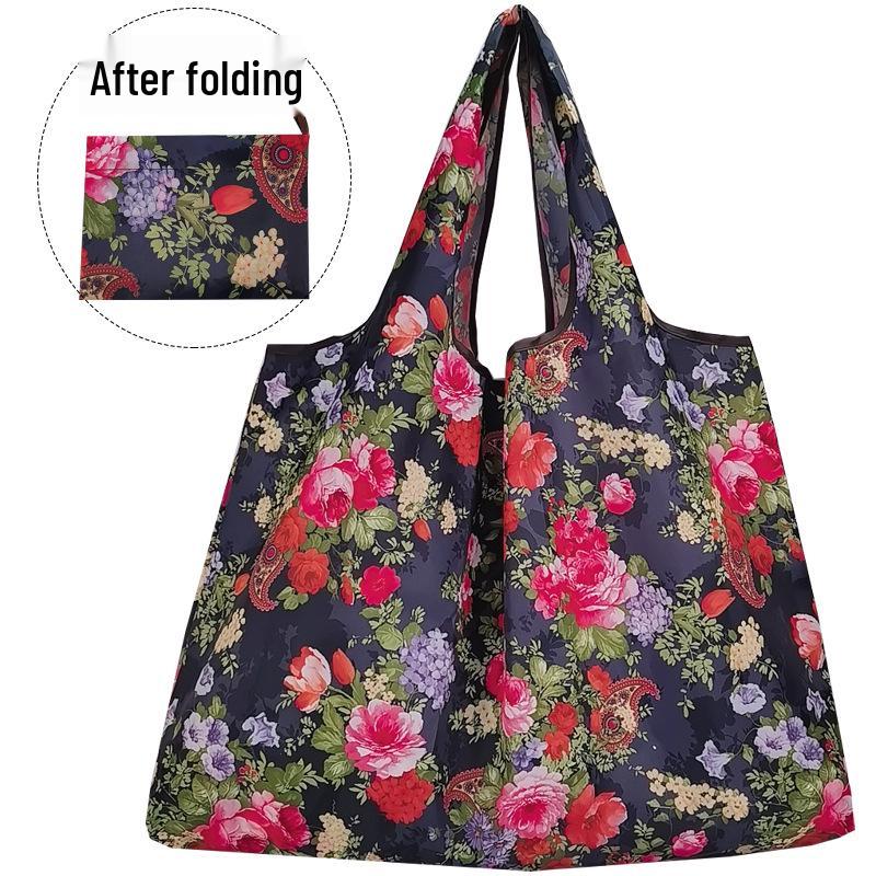 Eco-friendly Foldable Storage Tote - 210D Oxford Cloth, Waterproof & Large Capacity