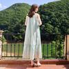 Women's 3D Floral Halter Resort Midi Dress