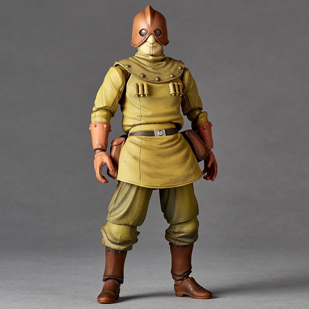 Kaiyodo Takeya Freely Figurine Nausicaa of the Valley of the Wind Torumekia Commando Height 150mm PVC ABS Painted Movable Figure Approx. Non-scale &