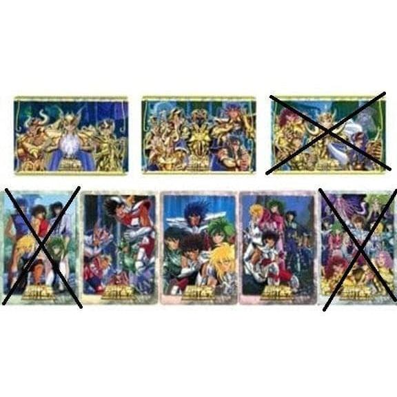 Saint Seiya Mouse Pad All 5 Types Set 2003 Shingo Araki