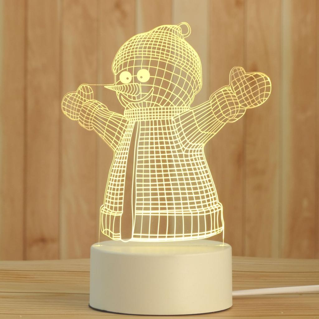 Modern Custom Led 3D Cartoon Usb Battery Acrylic Board Mood Rgb Warm Light Anime Night Light Bts Table