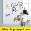 Removable Magnetic Whiteboard Sticker for Office and Kids - No Wall Damage, Suitable for Home or Glass Surfaces