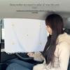 Cartoon Cute Car Sunshade Curtains: Baby Sun Protection & Heat Insulation