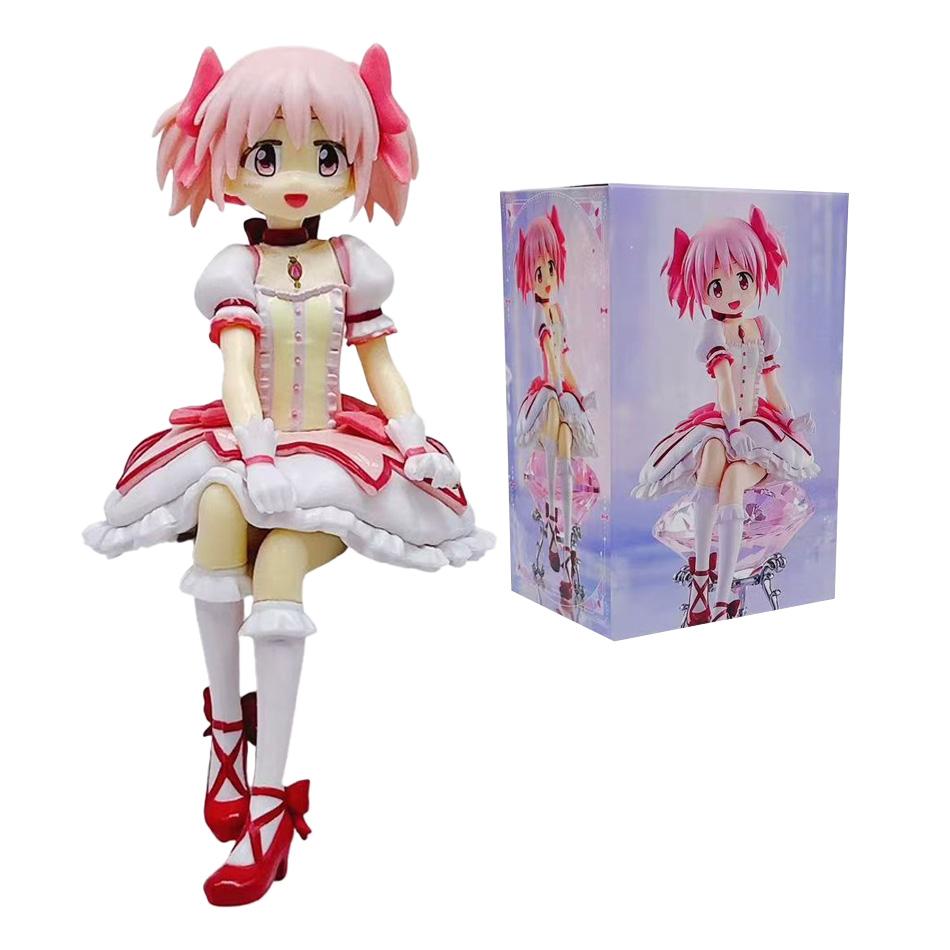 Anime Magikano 14cm Puella Magi Madoka Magica Figure PVC Model Doll Desktop Decoration Action Figurine Collecting Toys Kid Gifts