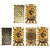 Tarot Auriu Joc Misterios Carduri de Divinație Tarot Impermeabile Accesorii Recuzită cu 3 Grafici Spate pentru Copii Cadouri de Sărbătoare