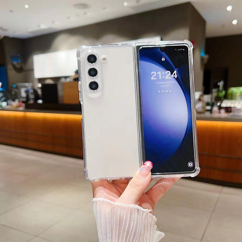 Για Samsung Διπλή Οθόνη Αριστερά και Δεξιά ZFold 6/5 Θήκη Τηλεφώνου Διαφανής 7 Θήκη Τηλεφώνου Θήκη Διπλού Τηλεφώνου