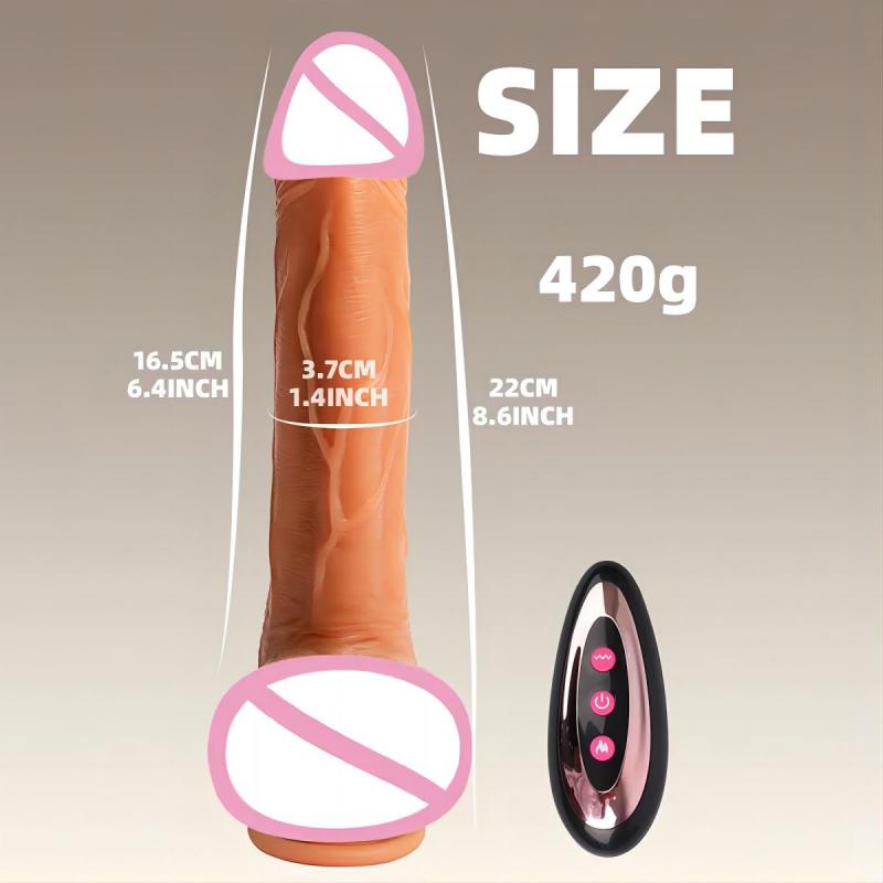 Super Big Dick 14.5 Inch Long Dildos For Women Automatic Telescopic Machine Sex Toys Large Realistic Penis Huge Dildo Vibrator