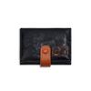 Portable Short Leather Purse PU Leather Three Fold Wallet Lovely Cat Printed Wallet  Women