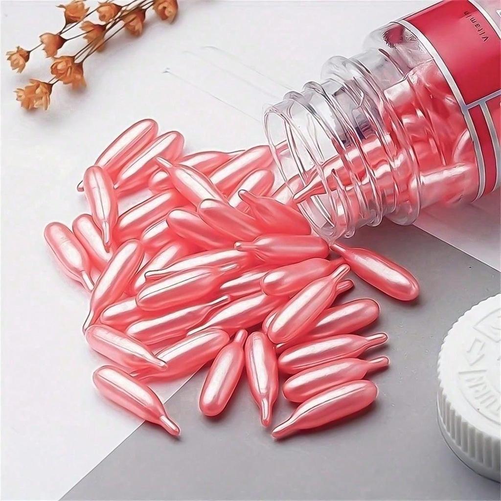 90Pcs Set VE Rejuvenating Moisturizing Essence Facial Capsules - Deeply Rejuvenating And Revitalizin
