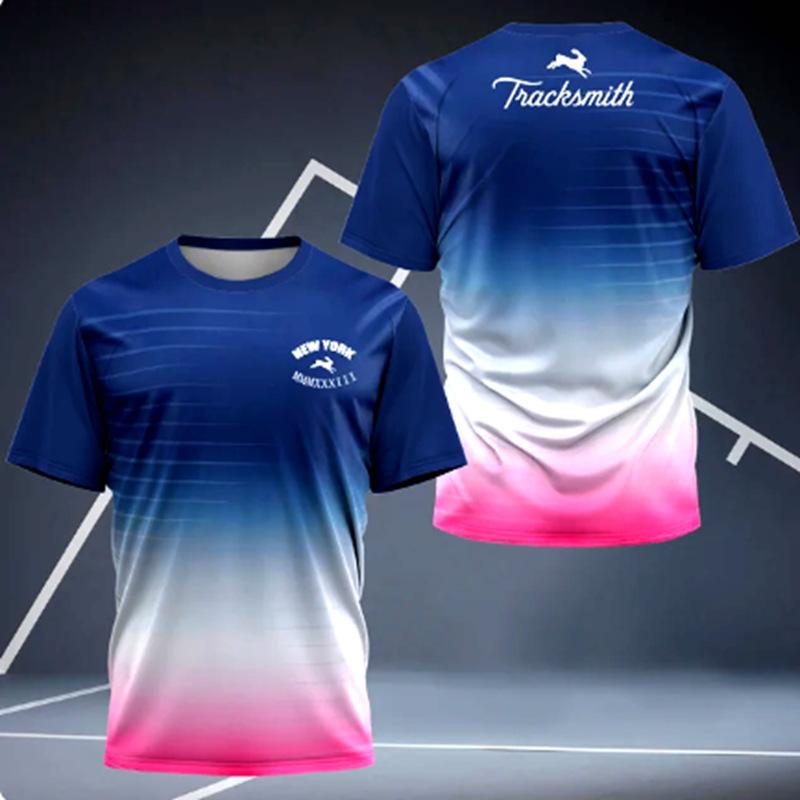 3D Digital Printing T-Shirt Teen Men's Short Sleeve Top Versatile Breathable