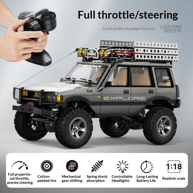 Nuevo 1:18 Lr1801 Coche de Control Remoto Rc Profesional, Coche de Escalada Todoterreno Tracción a las Cuatro Ruedas Doble Velocidad Modelo de Coche de Juguete Regalo para Niño