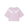 Sportswear Swoosh Women's Cropped Crewneck T-Shirt Pink DD5591-695