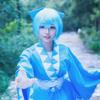 [Milky Time] Touhou Cirno Cosplay Costume with Wig, Anime Costume, Halloween, Touhou Project