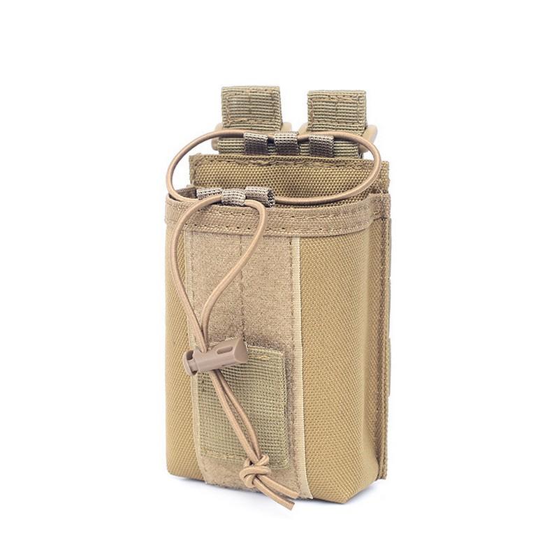 6 Style Tactical Molle Radio Holder Portable Walkie Talkie Pouch Case Radios Holster Bag Camping Hunting Accessories