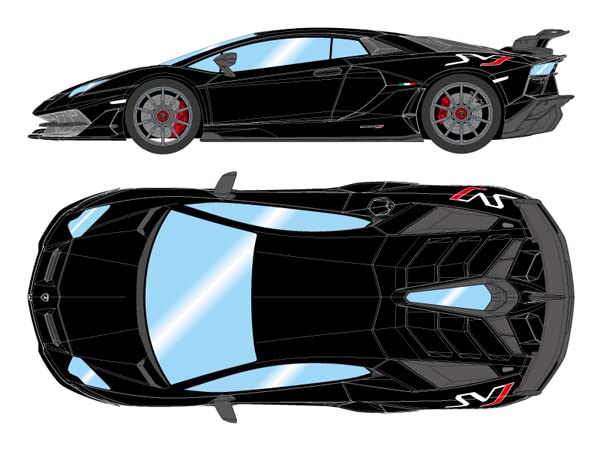 

Макияж EIDOLON Lamborghini Aventador SVJ 2018 Black Finished Product 1/18 (Колесо Нилео)