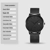 CRRJU 2172 Men's Casual Watch - Simple, Ultra-Thin Design with Calendar for Students and Professionals