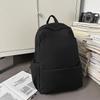 High value solid color simple backpack couple light travel mountaineering large capacity backpack