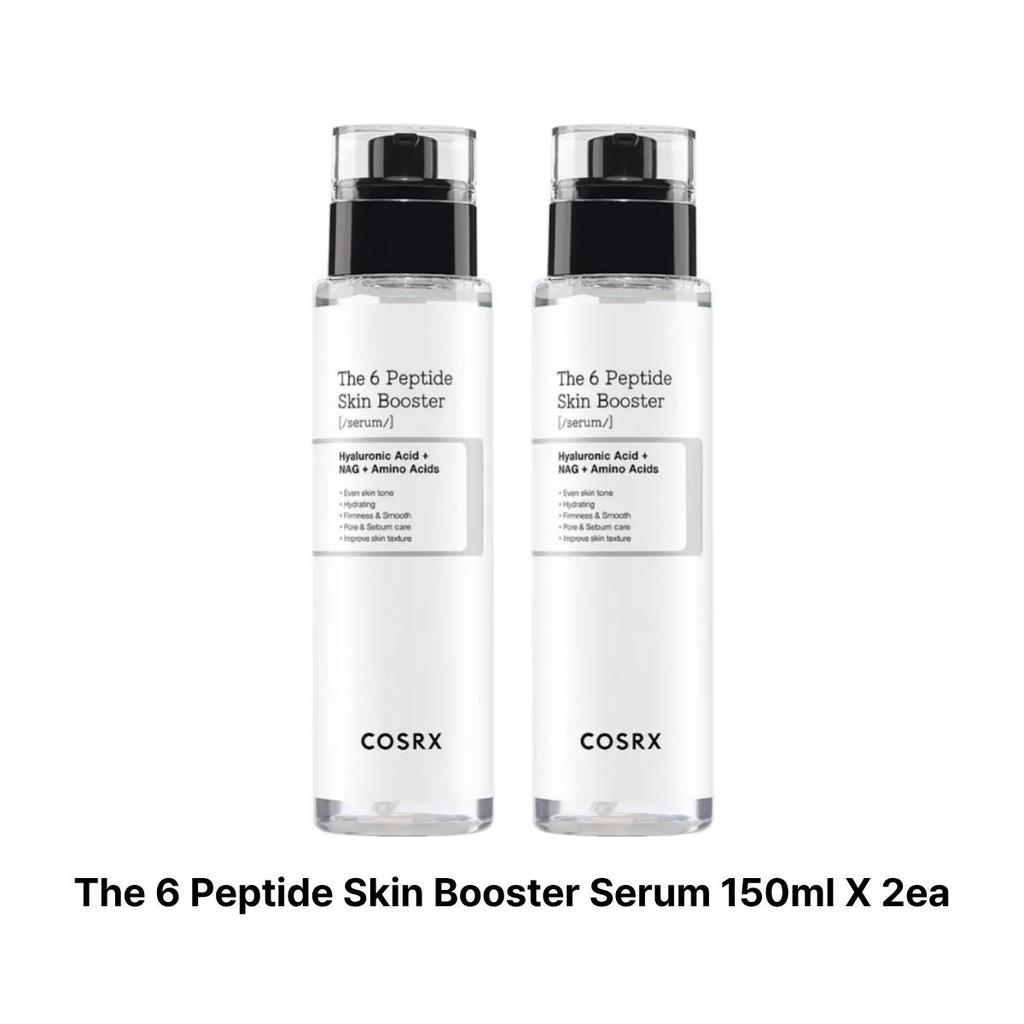 COSRX Advanced Snail 92 Cream 100ml + The 6 Peptide Serum 150ml Set (100% Authentic)