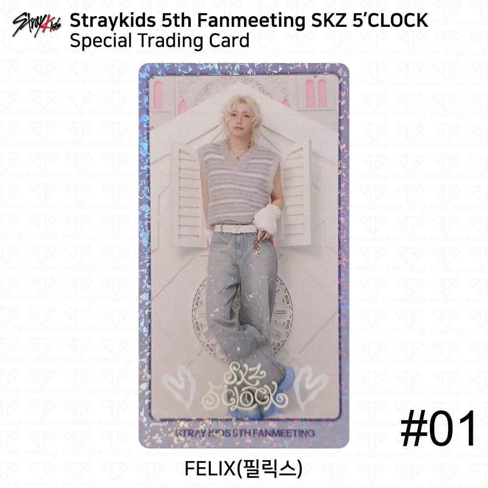 

STRAY KIDS 5th Fanmeeting SKZ 5 CLOCK Официальная MD Специальная коллекционная карточка KPOP Felix - Trading Card #2