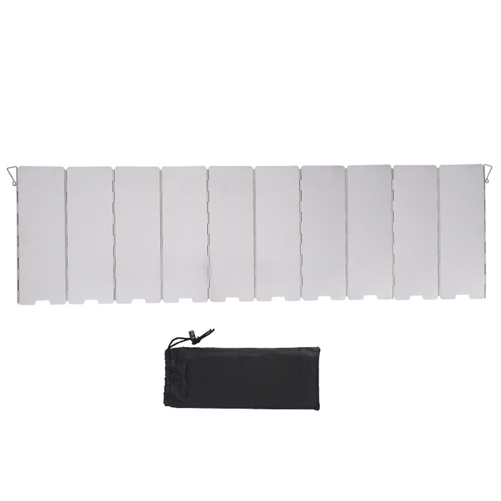 

Camping Stove Windscreen 10 Plates Folding Alcohol Stove Windscreen Portable Stove Windshield for Use with Alcohol Stove