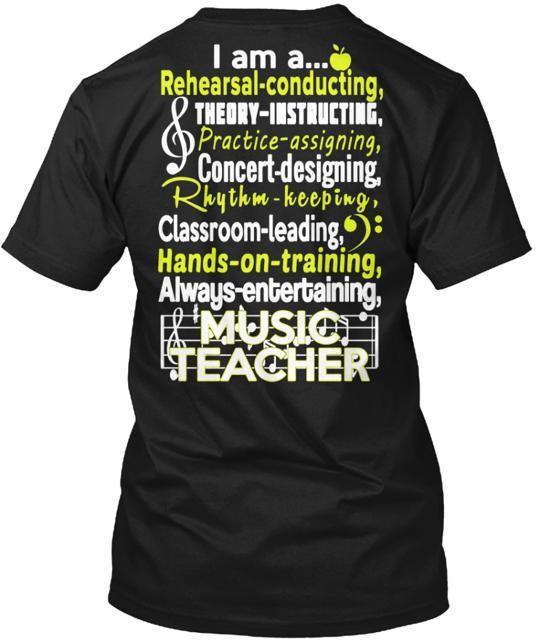 Music Teacher Tee T-shirt Made in the USA Size S to 5XL Unisex T-Shirt M