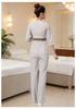 Women's Summer Beauty Salon Uniform: Receptionist, Hairdresser, Nail Technician, Dentist, Massage, and Spa Set
