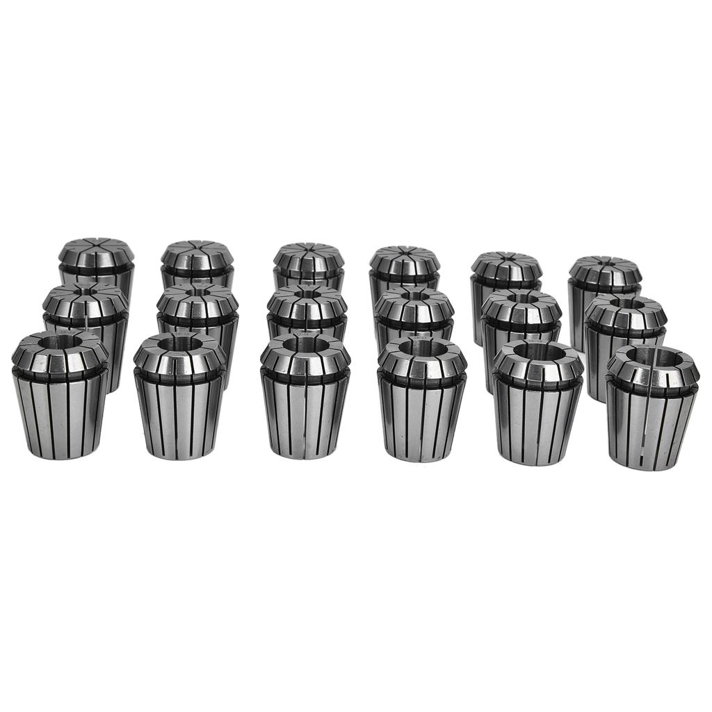 18Pcs ER32 Spring Collet Carbon Steel Milling Lathe Chuck Set for CNC Engraving Machine 3?20mm
