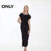 ONLY Women's 2025 Spring Split-Hem Knit Short Sleeve Maxi Dress
