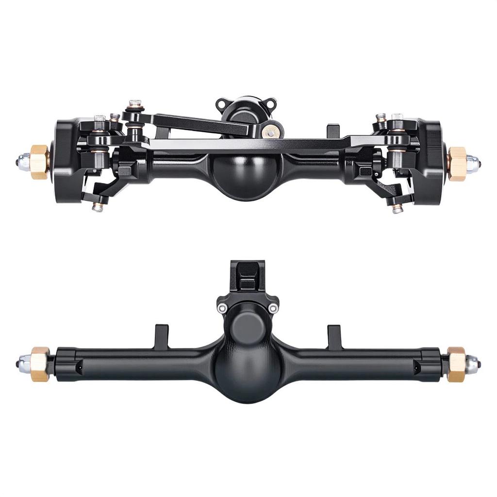 1/24 RC Crawler Special Planetary Front Rear Axle 52° Brass Steering Knuckle for Axial SCX24 C10 JLU Parts