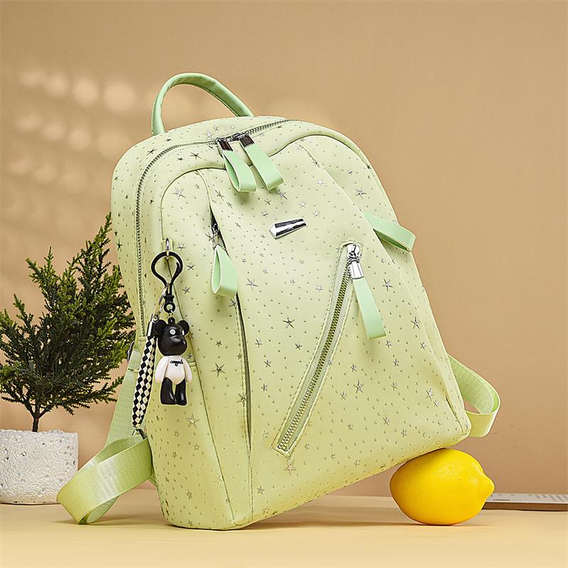 Star Backpack Women's Lightweight Oxford Backpack Student Schoolbag