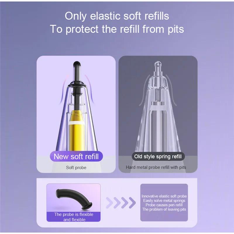 Stiftspitzen für Apple Pencil Pro 1./2. Gen Ersatz Kristall Diamant Spitzen 4B 2B HB für iPad Stift 2 1 Verschleißfeste Stylus Stift Spitzen