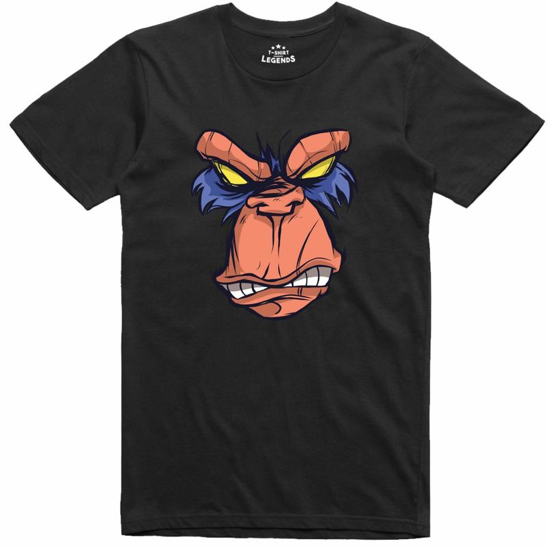 Angry Ape Gorilla New Mens Unisex Fit Funny Cotton T Shirt