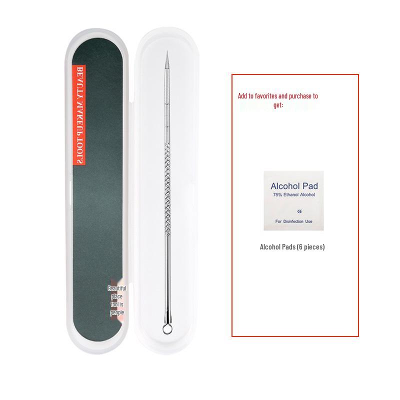 

Stainless Steel Blackhead Remover & Acne Needle Kit Standard Size