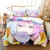 Anime Nanjyamo Kawaii Iono Bettwäsche-Set Bettbezug Bett-Set Bettbezug Kissenbezug Steppdecke King Queen Größe Jungen Erwachsene Bettwäsche