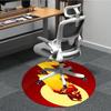 1pc Flash Speed Office Round Area Rug, Under Office Chairs Bedroom Living Room Home Decor, Room Deco, Available In Various Sizes