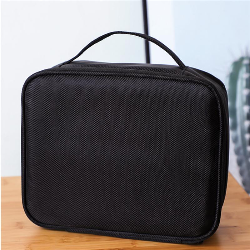 Women Cosmetic Bag With Mirror Beautician Lady Waterproof Travel Toiletry Bags Organizer