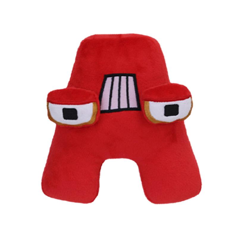 Alphabet Lore Plüschtiere Anime Puppe Kawaii 26 englische Buchstaben Stofftiere Kinder Aufklärung Montessori Plüschtier Puppe Geschenke